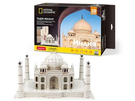 ТРЕХМЕРНАЯ ГОЛОВОЛОМКА-КОНСТРУКТОР National Geographic Тадж-Махал