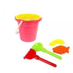 Пісочний набір, середній (кораловий)