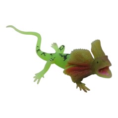 Тянучка-антистресс (люминесцентная) "Ящерица с капюшоном"