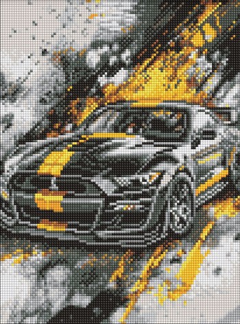 Набор с алмазной мозаикой на подрамнике 