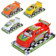 Машина инерц, 4 цвета, в слюде, 16,5-9-7см 