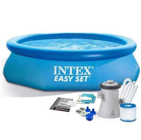 Intex Бассейн наливной, фильтр-насос, размером 305х76см, объем: 3854л, вес: 11кг.