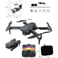 Квадрокоптер на радіокеруванні (акумулятор, USB-кабель, викрутка, пульт, підсвічування, HD камера, сумка для зберігання, додаток, в коробці)