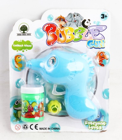 УЦЕНКА 20% Пистолет с мыльными пузырями 2 вида, на листе /192-2/