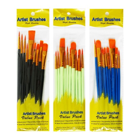 Набор кистей 3 вида, ВЫДАЕТСЯ ТОЛЬКО микс видов