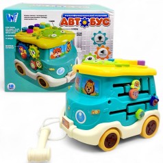 Музыкальный бирюзовый автобус.