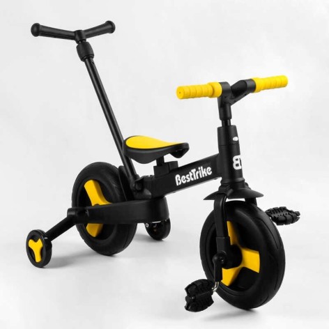 Велосипед-трансформер "Best Trike" (колеса PU 10'', родительская ручка, съемные педали)