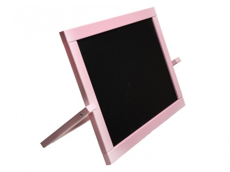 Мольберт двосторонній настільний Рожевий (магніт, крейда) 450*335 см
