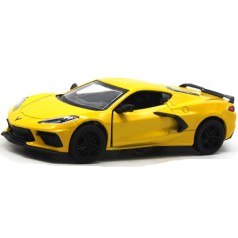 машинка металева CHEVROLET CORVETTE 2021 жовта