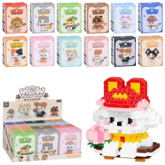 Конструктор животное, от 271детали, в коробке, (12видов) /24/288/12шт в кор. 28,5-12,5-19,5см