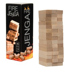 Настільна гра 30963 (рос) "Fire Jenga", в коробці 19-6,7-6,7см Стратег