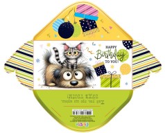 Конверт для грошей КВ25-173, ціна за 10 шт. //