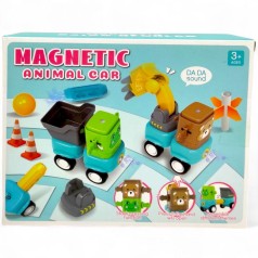 Магнітний конструктор, рухомі елементи, тріскачка, в коробці (ВИД 2)