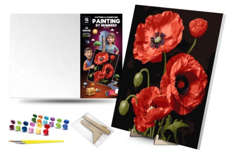 Набір для розпису по номерах Qbee 