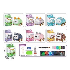 Машинка “DIY Diamonds car”, 6 видів, в кор., мікс видів 