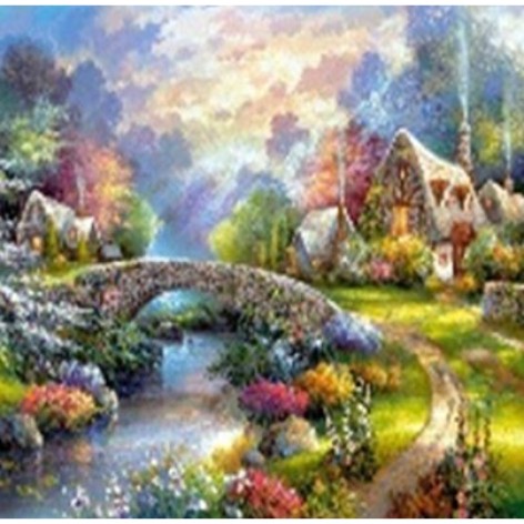 Алмазна мозаїка за номерами 40*50 