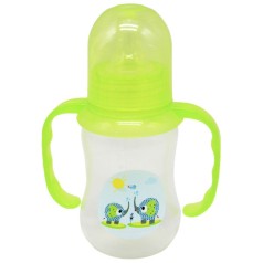 Поилка-непроливайка с ручками, 125 мл (салатовая)
