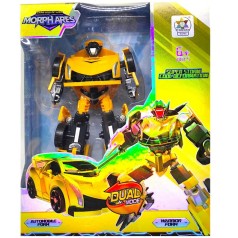 Трансформер (робот / спортивное авто) желтый