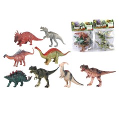 Фігурка динозавр, набір 4шт, від 14см, 2види, у п/е 20-26-4см 