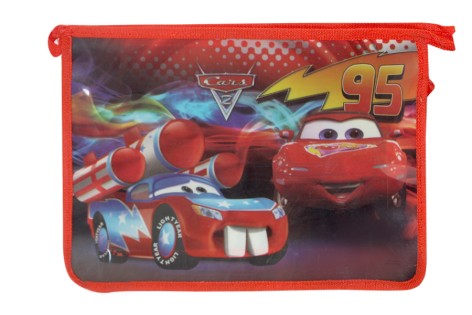 Папка А4 на молнии пластиковые фасады 360микр нейлоновые бока 23х33см