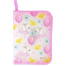 Папка на молнии, В5+, 20x27,5x2см, 400мкм диз. P0092