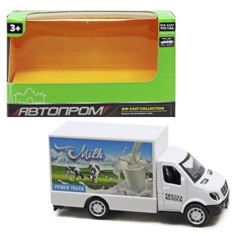Машина металлическая АВТОПРОМ молоко
