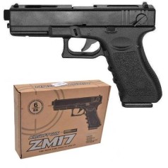 Пистолет металлический ZM17 с пульками