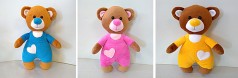 Мягкая игрушка Медведь Малыш 28*19 см, 3 цвета
