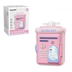 Игрушечный сейф-копилка MIC розовый с кодовым замком