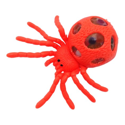 Игрушка антистресс Паук с орбизами оранжевый