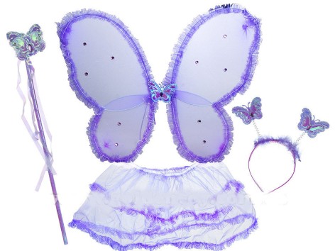 Набор бабочки - крылья 36х45 см, обруч, палочка, юбочка