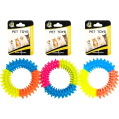 Іграшка гумова - Кільце з шипами для домашніх тваринок 678/С039