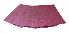 Кольорова ЕВА піна з гліттером(Фоаміран)А4, GL-EVA-1-006, 21х29,7см,1,00 мм 5 аркуш.рожевий