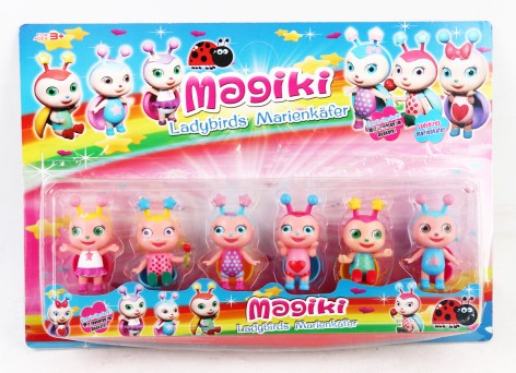 УЦЕНКА 20% Фігурки для гри набір 6шт, 7,5см, на листі, 37-25,5-4см /32/