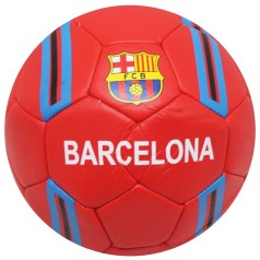 Мяч футбольный красный с синим