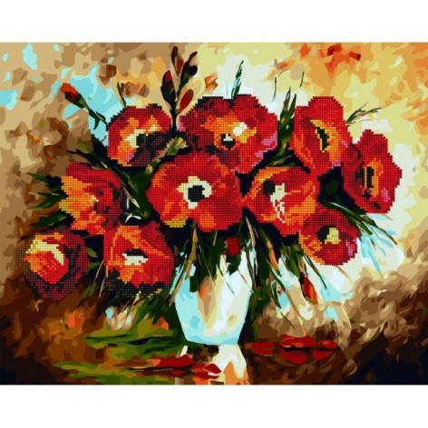 Картина по номерам + Алмазная мозаика 