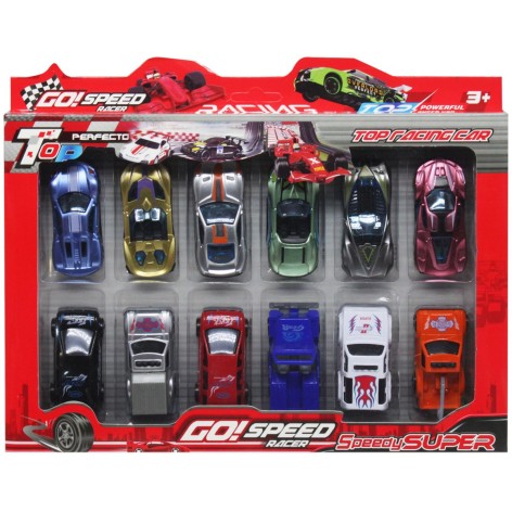Набір машинок Top racing cars, 12 шт.