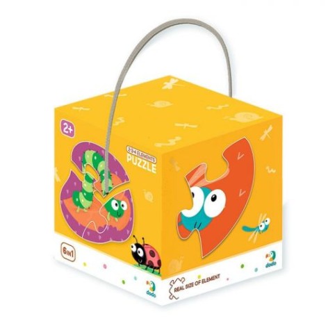 Пазл "Комахи" 2-3-4 елементи