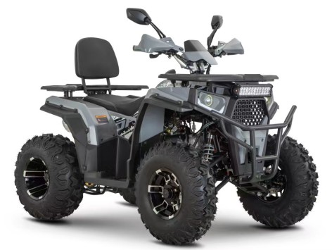 Квадроцикл AFB200-11 (1шт) бензиновий 180 см?, авт. F/N/R, 10? литі колеса, пер. та задні гідр.диск.гальма,спинка,до 100 кг, сірий