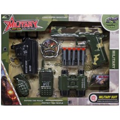 Военный набор поролон.орудия, короб. 38*4,5*29см