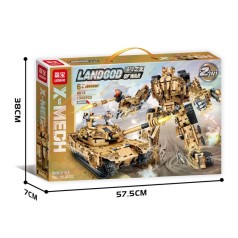 Конструктор Трансформер Танк 1326 деталей