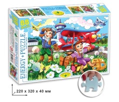 Пазлы 88, Арт.ЕГ-11. Самолет 