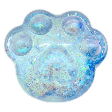 Жвачка-тянучка "Блестящая лапка" (голубой)