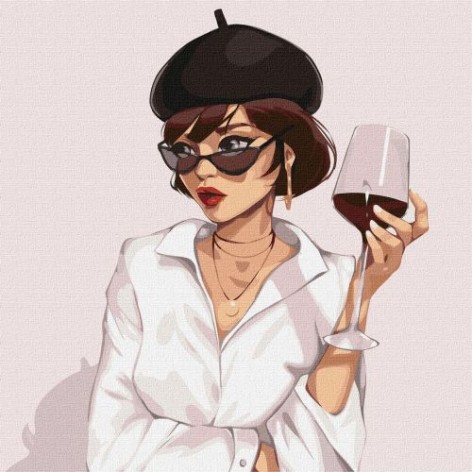 Картина за номерами "Паризький стиль"???