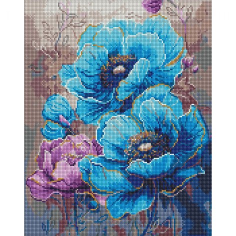 АЛМАЗНАЯ МОЗАИКА "СИМФОНИЯ ЦВЕТОВ" 40х50 см