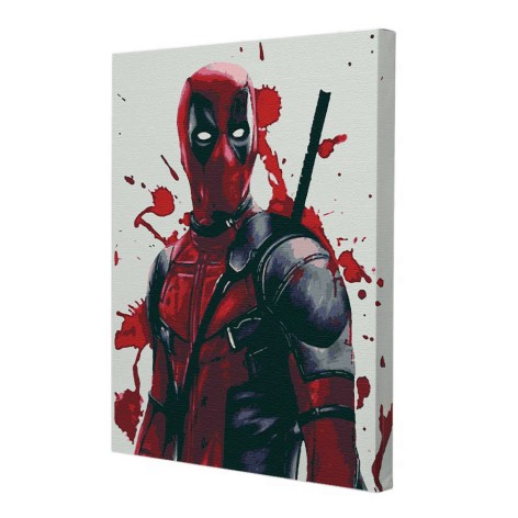 Картина по номерам Riviera Blanca "Дэдпул" 40x50 см (RB-0128)