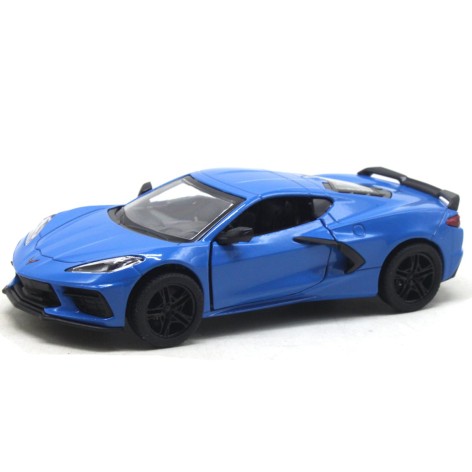 Машинка металева CHEVROLET CORVETTE 2021 синя