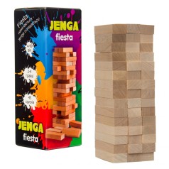 Настільна гра 30964 (укр) "Jenga Fiesta", в коробці 19-6,7-6,7см Стратег