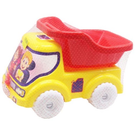 Машинка самоскид №1 жовтий з червоним