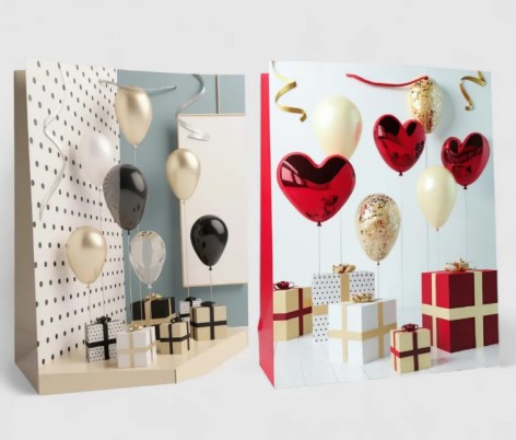 Подарочный пакет картон 200грм, 